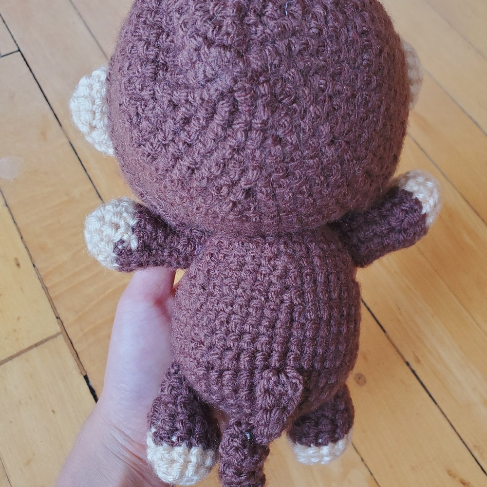 Handmade Crocheted Monkey - Picture 4 of 5